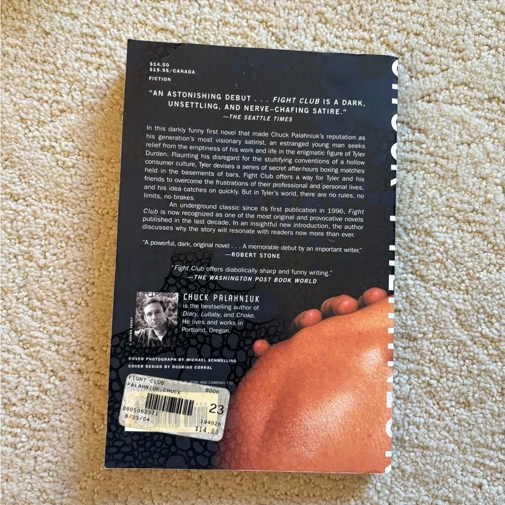 Fight Club Novel - Picture 2 of 2